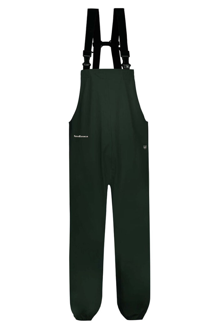 Nova Rainwear Bib and Brace, green 1446